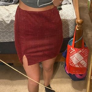 Plaid skirt